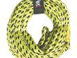 AIRHEAD Super Strength Tube RopeThis super strength 16 strand, 7/8 inch x 60 foot tube tow rope is rated at 6,000 pounds tensile strength! It's the strongest tube rope your money can buy, and is engineered to pull 5 or more riders. The "killer bee" color