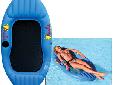 Airhead's Aruba Lounge is a comfortable pool and lake lounge with a mesh panel between pillows at each end. Lie down and stay cool suspended in the water by the comfortable mesh panel. Your drink will be close at hand in the molded drink holder.Tether