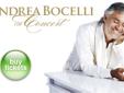 Cheap Andrea Bocelli Tickets Albany
Cheap Andrea Bocelli Tickets are on sale where Andrea Bocelli will be performing live in concert in Albany
Add code backpage at the checkout for 5% off your order on any Andrea Bocelli Tickets.
Cheap Andrea Bocelli