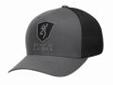 Browning 308550894 Alfa Meshback FlexFit Gray/Black Cap Large/X-Large
Black Label - Meshback
Specifications:
- Adult Cap
- Color: Grey/ Black
- Gray twill fabric front panel with eyelets
- Black synthetic mesh back for added ventilation in warmer weather