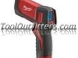 "
Milwaukee Electric Tools 2265-20 MLW2265-20 Alkaline Laser Temp Gun
Features and Benefits:
Wide Temperature Range of Measurement - Non-contact surface measurement up to 350 degree C (662 degree F)
10 to 1 Distance to Spot Ratio
High contrast, white on