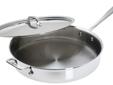 ï»¿ï»¿ï»¿
All-Clad Stainless 6-Quart Saute Pan
More Pictures
Lowest Price
Click Here For Lastest Price !
Technical Detail :
Classic 6-quart, 13-1/2-inch, straight-sided, 2-3/4-inch-deep saute pan
Stainless-steel interior; gleaming, magnetic stainless steel