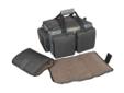 Allen Rangemaster Shooting Bag Black. The RangeMaster shooting bag is a large shooting bag with a quick entry dual zipper opening and three molded exterior pockets. It also includes a folding pistol rug.
Manufacturer: Allen Rangemaster Shooting Bag Black.