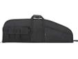 Allen Tactical Single Rifle Case 37" with 5 Pockets - Black. This rifle case features 3/4" foam padding with snap closures on the handle and heavy duty web trim. It also includes exterior pockets to conveniently store magazines and other range necessities