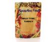 Wild Tyme Turkey - 6oz.Wholesome & hearty combination of brown rice, wild rice, turkey, and select vegetables & spices finished with a light sour cream based sauce.
Manufacturer: Alpine Aire Foods
Model: 11401
Condition: New
Availability: In Stock
Source: