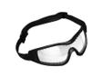 Light weight elastomer frame that contours to the user's face providing all day comfort in all conditions. Vented lenses virtually eliminate fogging. Lenses are ANSI Z87.1 impact resistant certified and have been tested at close range with bird shot out