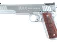 Accessories: 2 MagsAction: Semi-automaticBarrel Lenth: 5"Capacity: 8RdDescription: BullseyeFiring Casing: Fired CaseFinish/Color: Hard ChromeFrame/Material: SteelCaliber: 45 ACPGrips/Stock: WoodManufacturer Part Number: M19BE45CModel: American