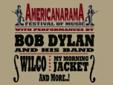 Event
Venue
Date/Time
Americanarama Festival of Music: Bob Dylan, Wilco & My Morning Jacket
Live Nation Amphitheatre At The Florida State Fairgrounds (formerly 1-800-Ask-Gary Amphitheatre)
Tampa, FL
Thursday
6/27/2013
5:30 PM
view
tickets
verbage
â¢