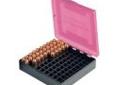 "
SmartReloader VBSR609P Ammo Box #1 100 Round .45 ACP, .40 S&W, Pink
Smart Reloader Ammo Box
Features:
- Ammo Box #1
- Capacity: Holds 100 Rounds
- Color: Pink "Price: $2.66
Source: