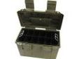 "
SmartReloader VBSR625 Ammo Box #50 Modular Can 50BMG Olive Drab
SmartReloader Our new Modular Ammo Box #50 matches exactly the .50BMG military ammo can's sizes but it is made of heavy duty plastic which improves the storage of your ammunition! You can
