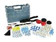 225 Piece Twin KitElectrical Repair Kit w/ Strip/Crip Tool55 assorted butt connectors95 assorted ring terminals35 assorted disconnects35 assorted nylon cable tiesAssorted, 10' spools of UL 1426Boat Cable5 pieces (3" x 3/8") 3:1 shrinkratio, colored heat