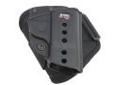 "
Fobus SWMPA Ankle Holster S&W M&P 9mm/.40/.45 Comp.
Fobus Holster
- Type: Ankle
- Color: Black
- Right-hand draw. Attaches to left ankle.
Features:
- Passive retention with rapid deployment.
- Lightweight and comfortable for all day use.
- Suede lined