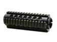 "
ProMag PM242 AR-15 Carbine Polymer Quad Rail HandGuard
Drop in replacement quad rail handguards for carbine length AR15s, for use with carbines using a Front Sight Base and Delta Ring. These handguards are made of an impact resistant fiber-reinforced