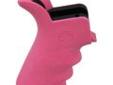"
Hogue 15027 AR-15 Rubber Grip Beavertail w/Finger Grooves Pink
Hogue rubber grips are molded from a durable synthetic rubber that is not spongy or tacky, but gives that soft recoil absorbing feel, without effecting accuracy. This modern rubber requires