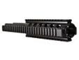 Global Military Gear GM-QR1L AR15/M4 Quad-Rail w/2 Protruding Rails
Product Description
Two-piece drop-in rail system handguard for AR-15 carbines.
Extended side rails for extra mounting space.Price: $36.53
Source: