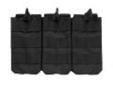 "
NcStar CVAR3MP2928B AR Triple Mag Pouch Black
NcStar AR Triple Mag PouchAR Triple Mag Pouch - Black
Features:
- Holds 3 AR Style 5.56/223 or 7.62x39 Magazines
- Adjustable Bungee Style Retentions Straps make Access to your Magazines easy while securely