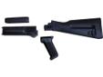 Arsenal AK47, AK74 U.S. Compliant 4 Piece Stock Set BlackArsenal, Inc. Four piece Black US Stock AK-47/74 Set. Authentic Warsaw Pact standard butt stock length for all stamped receivers. Part Number: AKBSW
Manufacturer: Arsenal AK47, AK74 U.S. Compliant 4