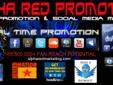 Artists Promotion - Reverbnation - Headliner - Youtube - Facebook - Twitter - Instagram - Soundcloud
Social media marketing, Artists Promotion and Music Promotion
We specialize in Social media promotion, Artists Promotion and Music Promotion
Over 15 years