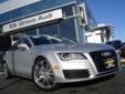 Elk Grove Audi
Elk Grove Audi
Asking Price: Call for Price
Special Certified Preowned Audi APR Financing up to 72 Months!
Contact Josh & Mike at 877-362-6129 for more information!
Click on any image to get more details
2012 Audi A7 ( Click here to inquire