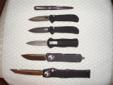 I have various first quality, new in the box automatic knives for sale. These are original, never carried knives and are NOT seconds or copies. The item description and firm price is listed below, from top down in picture. No tax, private seller. Please