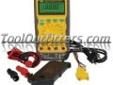 "
Universal Enterprises ADM4201 UEIADM4201 Automotive Digital Multimeter
Features and Benefits:
Accurate RPM measurements for 2- and 4-stroke automotive engines with 1 to 8 cylinders using the inductive pickup
MS-Pulse width function to test on-time of