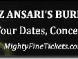 Aziz Ansari Buried Alive! 2013 Tour Dates
2013 Tour Dates, Concert Tickets & Schedule
Aziz Ansari has announced new tour dates for his standup comedy tour, Buried Alive!, for the 2013 season. The initial schedule for the Aziz Ansari Buried Alive! Tour