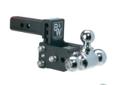 B&W Tow and Stow Magnum Receiver Hitch Ball Mounts adjust to multiple heights and eliminate the need for multiple ball mounts. These ball mounts also stow underneath when not in use, protecting the hitch from shins, garage doors and other safety issues.