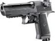"
Umarex USA 2257002 Baby Desert Eagle Baby Desert Eagle Black.177 BB
For some double-tough BB action powered by CO2, look no further than the Baby Desert Eagle by Magnum Research. Packed with a bonus Picatinny rail for the top-side and a built-in