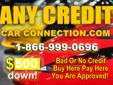 Real $500 down used car programs for bad credit, no credit and past repossession!
We only work with buy here pay here dealers that sell cars with a warranty and can get you approved - Our free service locates dealers that can approve you today with down