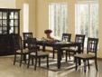 Baldwin Dining Collection
The Baldwin Dining Room Table Collection is brand new for this year. Constructed if selected tropical hardwoods and finished in a deep Cappuccino, you will enjoy this dining collection for many years to come. Your matching chairs