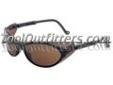 "
Uvex S1603 UVXS1603 Banditâ¢ Black Frame Safety Glasses with Espresso Lens
Features and Benefits:
Contemporary styling, sporty wrap around temples provide non-slip fit and comfort
Adjustable temple length
Lifetime frame guarantee and economical lens