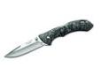 "
Buck Knives 286CMS15 Bantam 7426 Viper
Buck's sleek series of lightweight, mid-lockbacks feature a host
of convenient, easy to use enhancements. From the tip of the
blade, through the wide sloping edge, these knives are ready to
meet the ever expanding