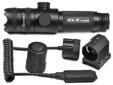 5mW Laser W/ external W/E, on/off switch External riflescope style windage and elevation, Tactical edged bezel, Diamond cut exterior grip, 1? inch main tube Includes 1? picatinny Rail Ring with removable cross-bar, Continuous push button on/off cap,