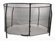 15ft 4 Angled Pole G4 ENCLOSURE SYSTEM (Trampoline NOT Included) - Bazoongi Combo Enclosure System, MUST HAVE 4-U LEGS - FREE SHIPPING!Â 
-This is a universal enclosure and fits any 15 ft trampoline that has 4 legs.
-15' Bazoongi Combo Enclosure System.