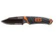 "
Gerber Blades 31-001066 Bear Grylls Series Compact Fixed Blade
Compact and indestructible, this full tang knife is designed to be a smaller, bare-bones survival knife that stays close at hand. The durable rubber handle is ergonomically shaped for a
