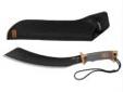 "
Gerber Blades 31-002492N Bear Grylls Series Parang Machete
The Parang is a modern version of the traditional jungle tribesmen's machete. It's heavy blade makes short work of branches and vines. An individual tool of the jungle. Includes land to air
