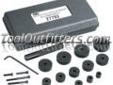 "
OTC 27793 OTC27793 Bearing and Seal Installer Starter Set
Features and Benefits:
Includes a handle and discs 5/8"- 2" in diameter
Specially selected to provide the driver sizes usually needed in automotive service
Includes plastic storage box
Weight is