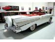 Price: $109900
Make: Chevrolet
Model: Bel Air
Year: 1957
Mileage: 751
This beautiful 57 Chevy Convertible came to us from a private collection with only 751 miles since it received a complete frame off restoration. It is an award winning car that is