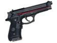 "
Crimson Trace LG-402M Beretta 92/96 MILSPEC Overmold Wrap, Front Activation
The LG-402M Lasergrips were specially designed for the military to stand up to all environmental conditions and abuse. They feature a hard polymer design with a more prominent
