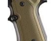 "
Hogue 93171 Beretta 92 Compact Grips Checkered Aluminum Matte Green Anodized
Hogue Extreme Series Aluminum grips are precision machined from solid billet stock Aerospace grade 6061 T6 aluminum. Carefully engineered and sized for ultimate fit, form and