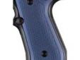 "
Hogue 92173 Beretta 92 Grips Checkered Aluminum Matte Blue Anodized
Hogue Extreme Series Aluminum grips are precision machined from solid billet stock Aerospace grade 6061 T6 aluminum. Carefully engineered and sized for ultimate fit, form and function,