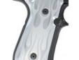 "
Hogue 92134 Beretta 92 Grips Flame Aluminum Clear Anodized
Hogue Extreme Series Aluminum grips are precision machined from solid billet stock Aerospace grade 6061 T6 aluminum. Carefully engineered and sized for ultimate fit, form and function, the