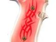 "
Hogue 92112 Beretta 92 Grips Tribal Aluminum Red Anodized
Hogue Extreme Series Aluminum grips are precision machined from solid billet stock Aerospace grade 6061 T6 aluminum. Carefully engineered and sized for ultimate fit, form and function, the