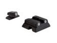 "
Trijicon BE11 Beretta PX4 C/D F&Rnight sight set
Beretta PX4 C/D Night Sight Set
The BE11 Night Sights fit the Beretta PX4 Type C and Type D Models. Trijicon Bright & Tough(TM) Night Sights are three-dot iron sights that increase night-fire shooting