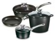ï»¿ï»¿ï»¿
Berndes Nonstick Milestone 7 Piece Set
More Pictures
Lowest Price
Click Here For Lastest Price !
Technical Detail :
Set Includes:2-quart covered sauce Pan, 9-1/2-inch open fry pan/Skillet,11-inch covered saute pan, 7-quart covered stockpot
Made from