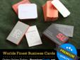 Silk Business Cards - Square Business Cards - Round Business Cards - 24pt Business Cards - Painted Edge Business Cards
