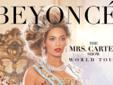Beyonce will perform one concert at theTime Warner Cable Arena (formerly Charlotte Bobcats Arena) in Charlotte, NC on Saturday 7/27/2013 @ 8:00 PM View all Beyonce 2013 Charlotte NC Tickets
After months of anticipation, Beyonce tickets are on sale and