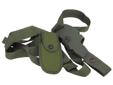 This harness is fully adjustable; it fits up to 48" chest. Ambidextrous in design it converts the hip holster to shoulder holster.For use with the UM84III Holster.Olive DrabSpecs: Color: Olive Drab
Manufacturer: Bianchi
Model: 14566
Condition: New