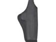 This holster features a durable, heavy-duty construction in a lightweight configuration. The Cruiser incorporates a low-profile design with a high ride belt position. This combination ensures maximum comfort for officers who spend a lot of time riding in