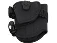 This unique design features a wraparound center compression strap that can be tightened to ensure a firm fit, holding the gun and holster in place for a consistent draw. An adjustable, high-density foam ankle pad maximizes comfort by cushioning the